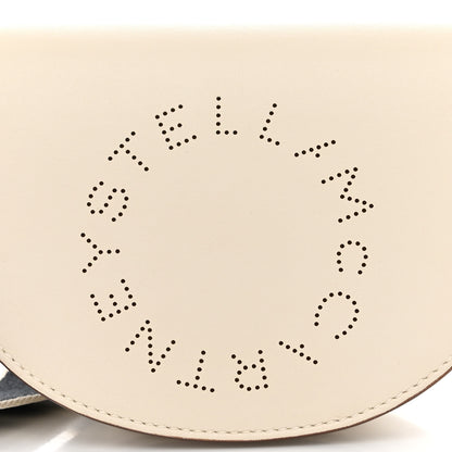 Stella McCartney Eco Soft Alter Nappa Perforated Logo Mini Marlee White 9 of 11