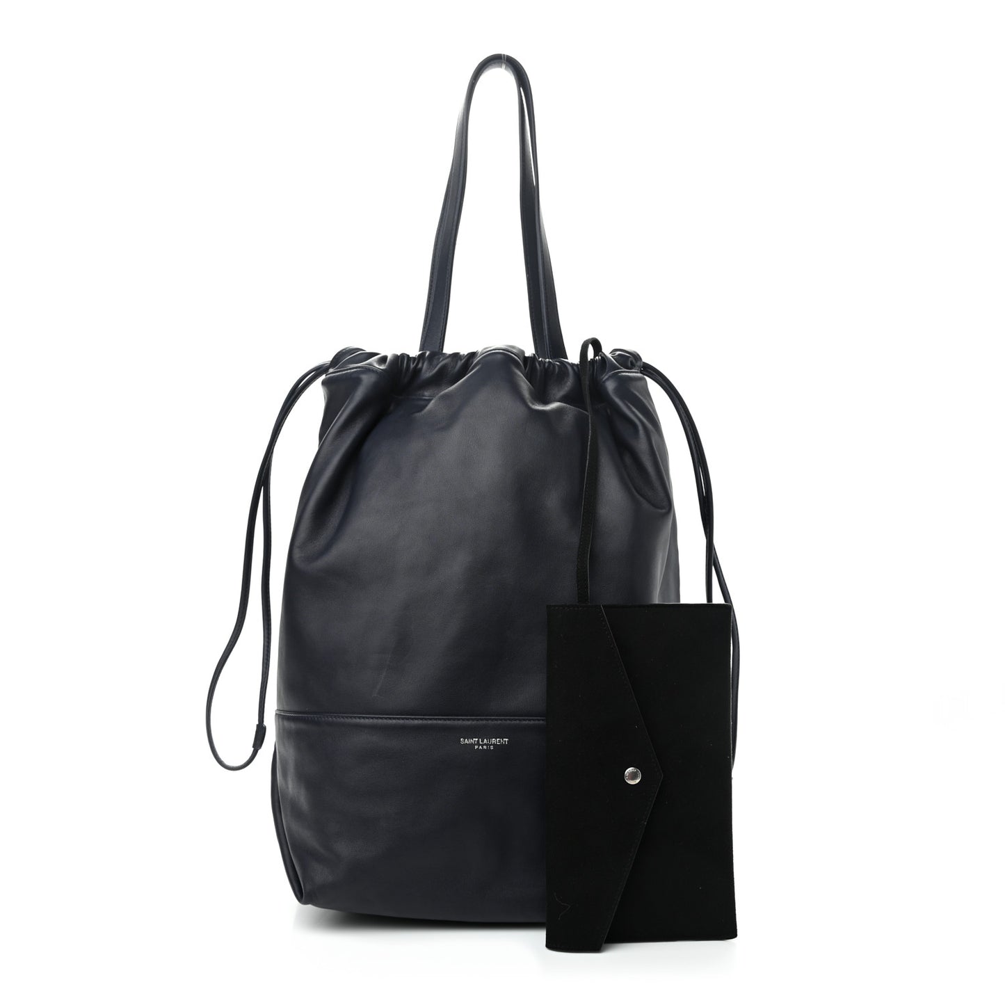 Lambskin West Shopping Bag Dark Notte