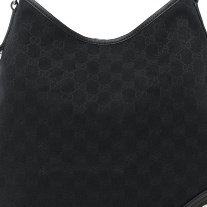 Gucci Monogram Medium New Britt Hobo Black 8 of 11