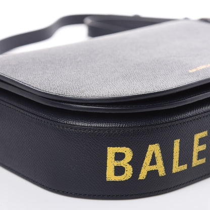 Balenciaga Signature Grained Calfskin Logo S Ville Day Bag Bleu Tempete Jaune 7 of 9