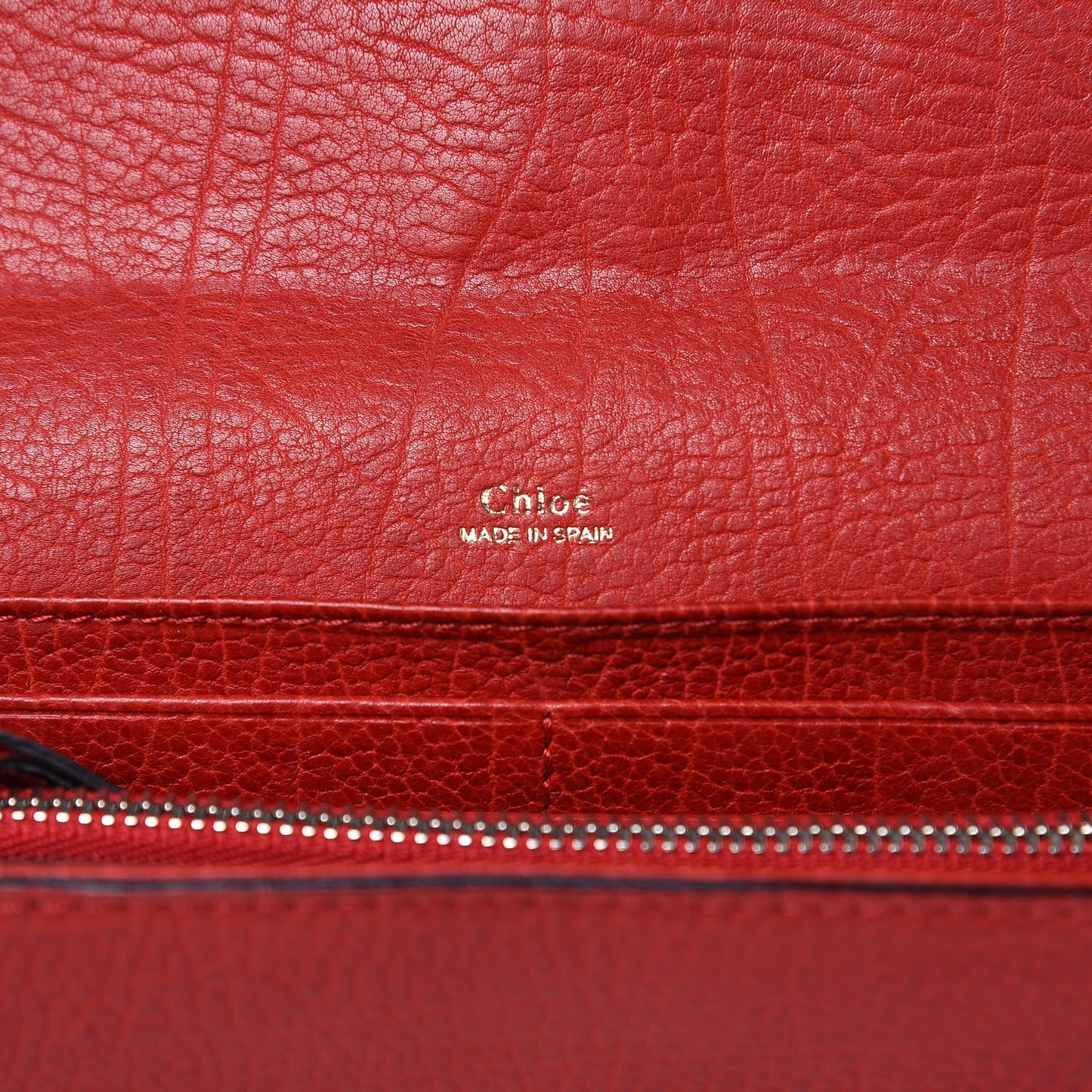 Calfskin Aurore Wallet Holly Berry