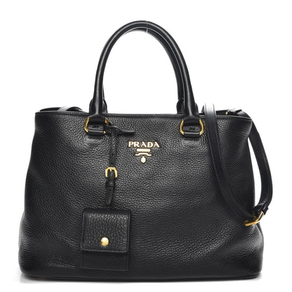 Prada Vitello Daino Tote Nero Black 1 of 7