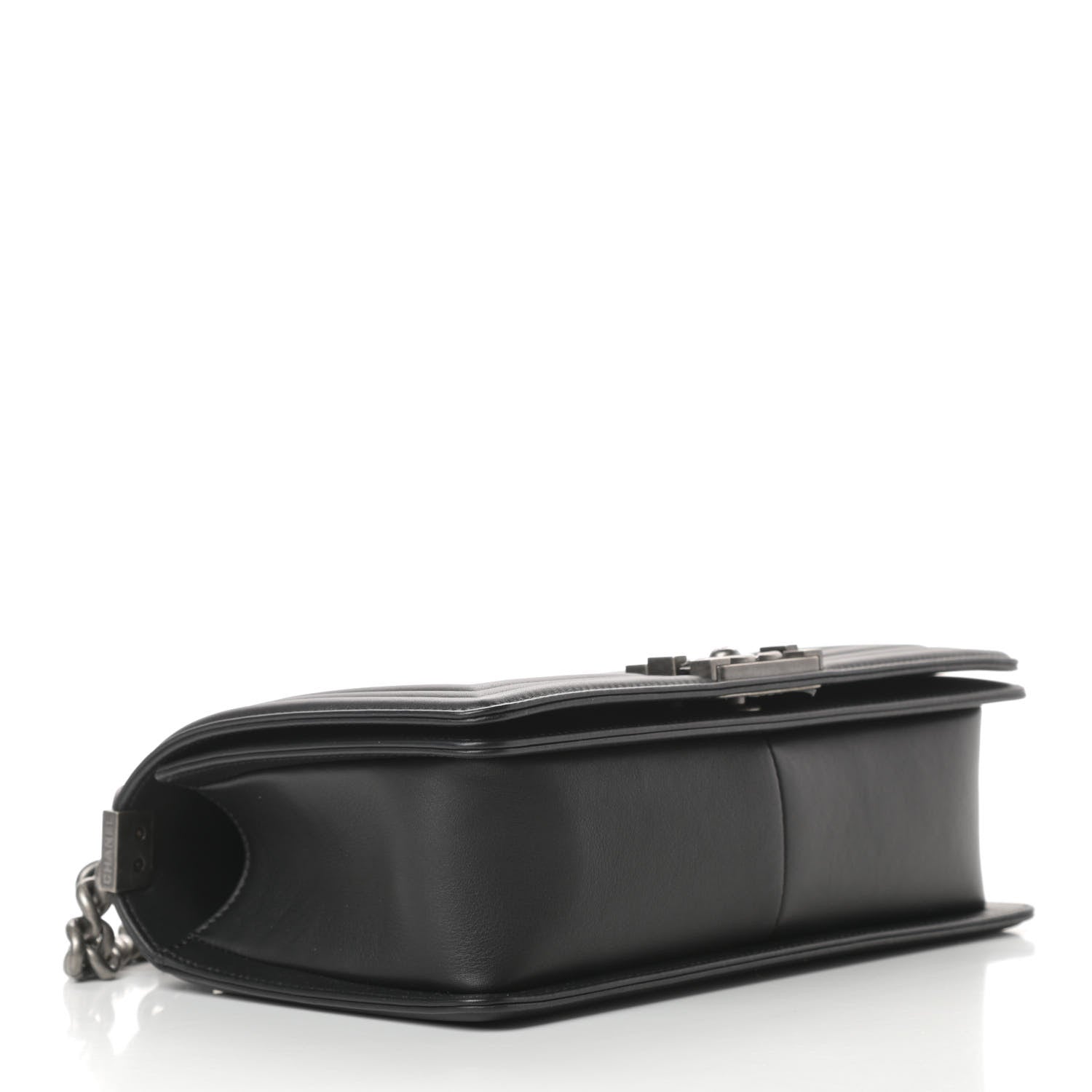 Chanel Calfskin Quilted Medium Boy Flap Black 4 of 13