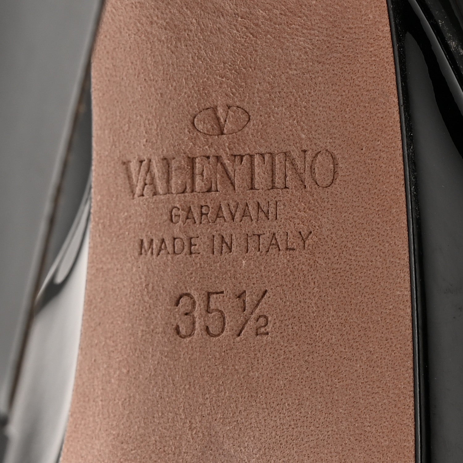 Valentino Garavani Patent Tan-Go 55/120mm Platform Pumps 35.5 Black 6 of 12