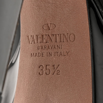 Valentino Garavani Patent Tan-Go 55/120mm Platform Pumps 35.5 Black 6 of 12