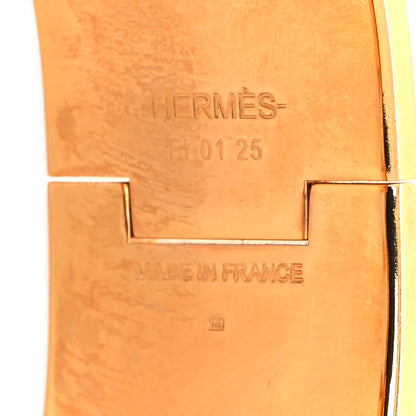 Hermes Enamel Wide Clic Clac H Bracelet PM Vert Premier Vert Mousse 4 of 4