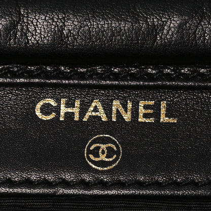 Chanel Patent Timeless CC Wallet On Chain WOC Black 6 of 16