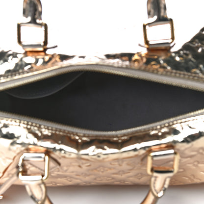 Louis Vuitton Monogram Miroir Speedy 30 Gold 5 of 21