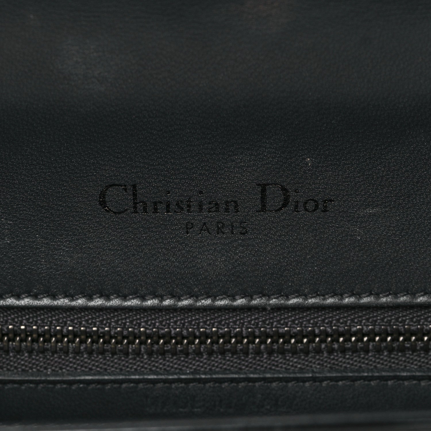 Christian Dior Metallic Patent Micro-Cannage Medium Diorama Flap Bag Graphite 6 of 9