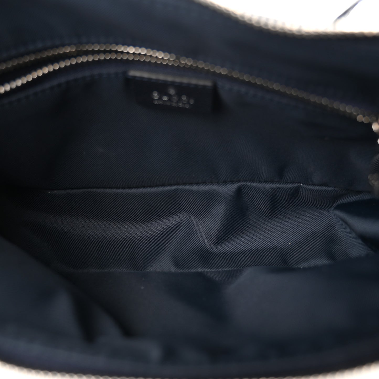 Washed Denim GG Monogram Lady Lunetta Small Shoulder Bag  Dark Blue