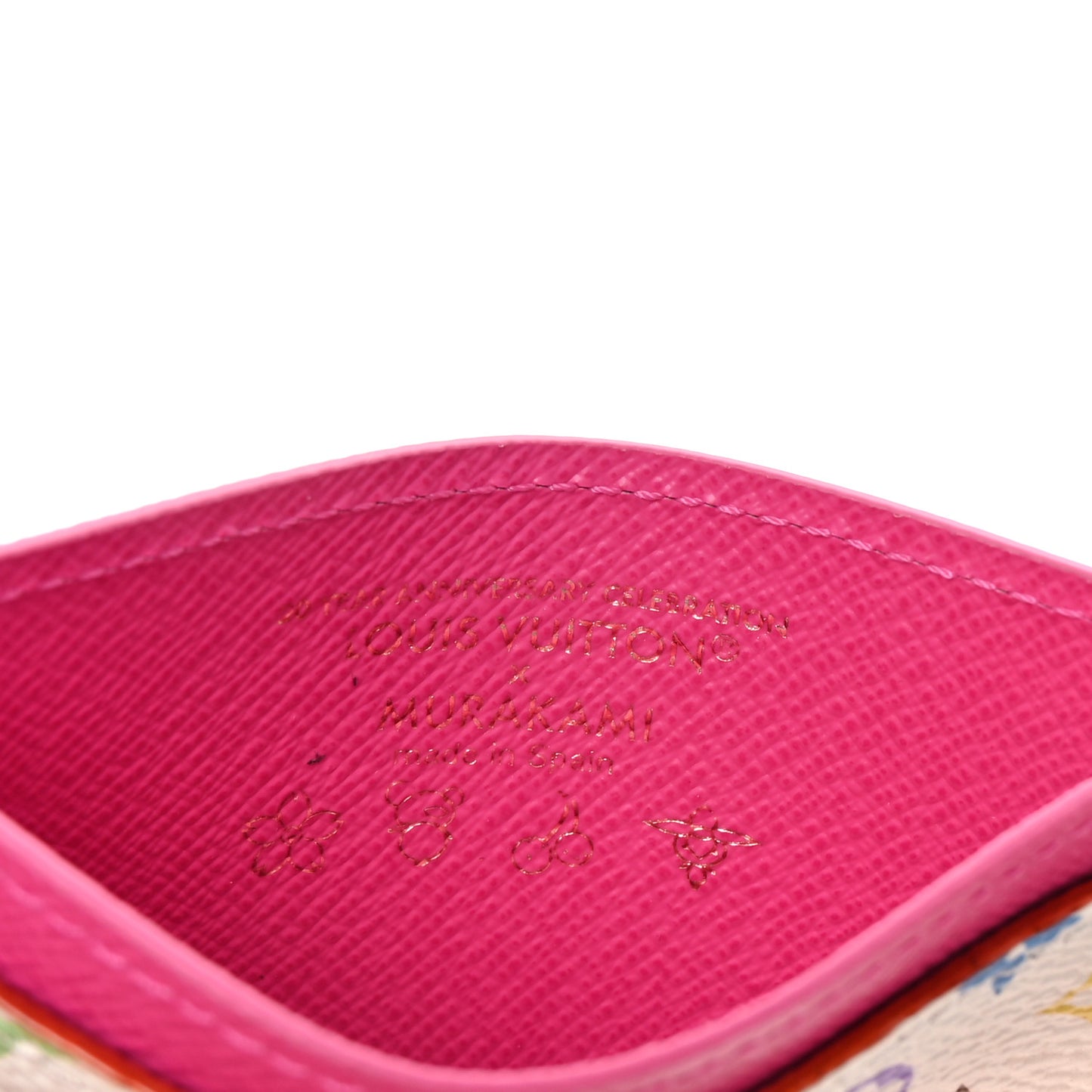 LV X TM Monogram Multicolor Card Holder Kawaii Pink