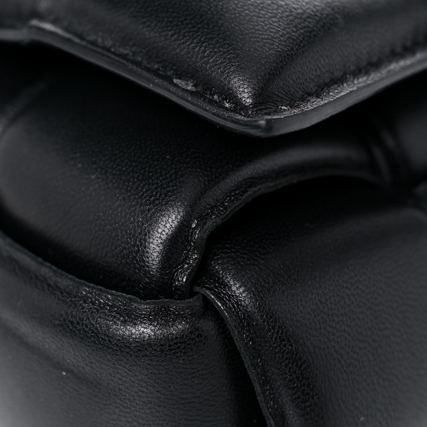 Bottega Veneta Nappa Maxi Intreccio Padded Cassette Crossbody Bag Black 8 of 18