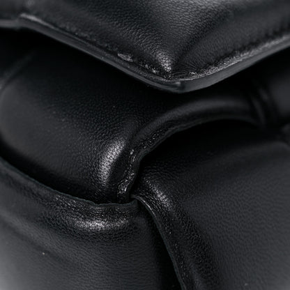 Bottega Veneta Nappa Maxi Intreccio Padded Cassette Crossbody Bag Black 8 of 18