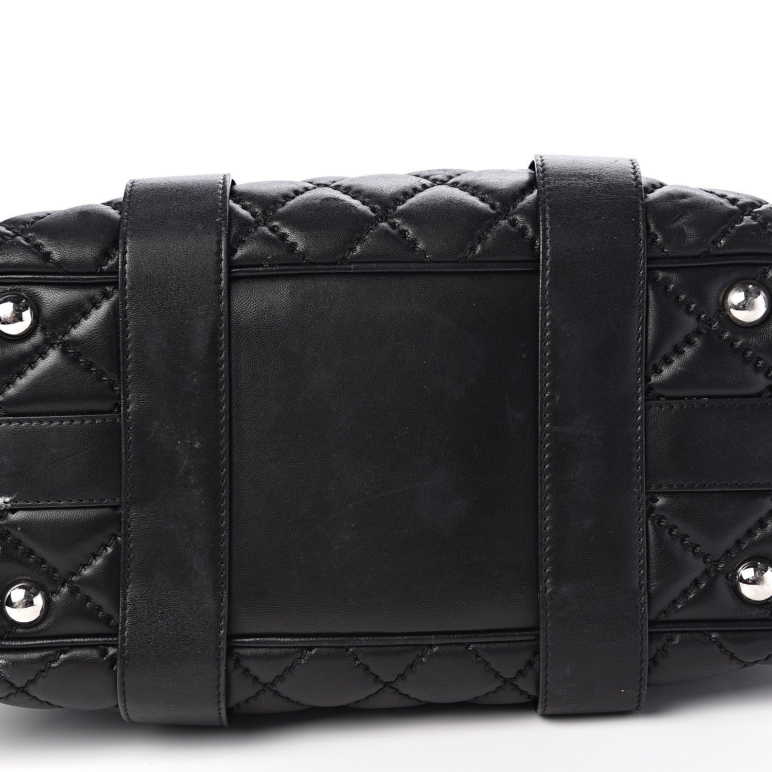 Chanel Lambskin Quilted Large Easy Carry Shopping Tote Black 20 of 21