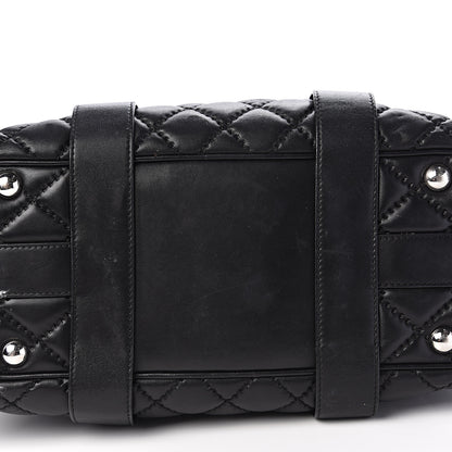 Chanel Lambskin Quilted Large Easy Carry Shopping Tote Black 20 of 21