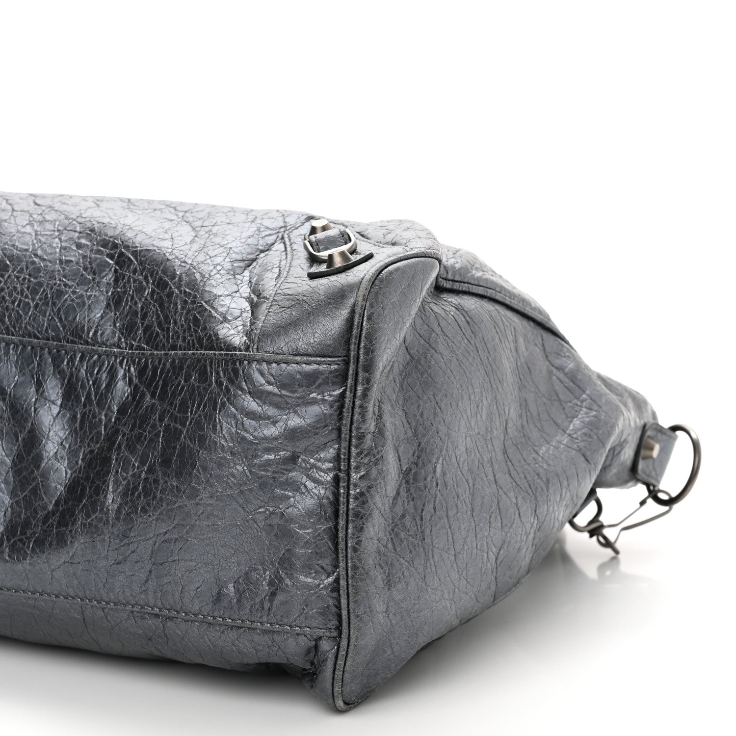 Balenciaga Metallic Agneau Classic Hardware Argent Fonce 10 of 10