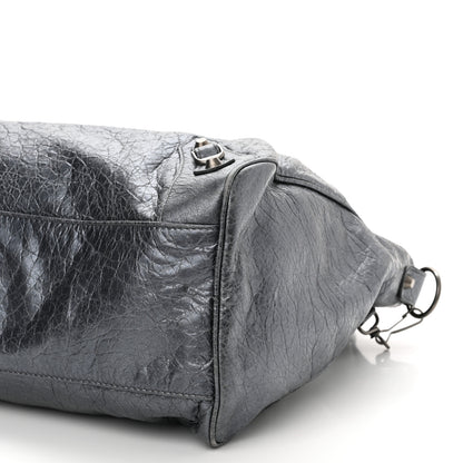 Balenciaga Metallic Agneau Classic Hardware Argent Fonce 10 of 10