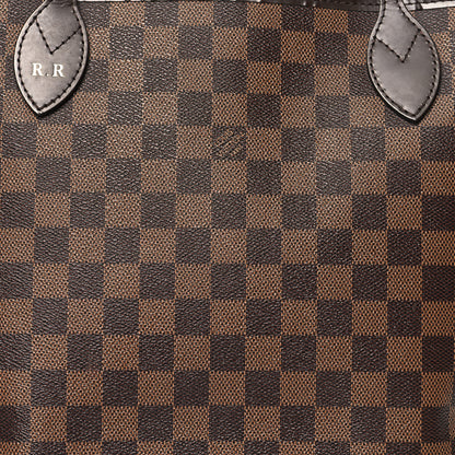 Louis Vuitton Damier Ebene Neo Neverfull MM  Rose Ballerine 7 of 9