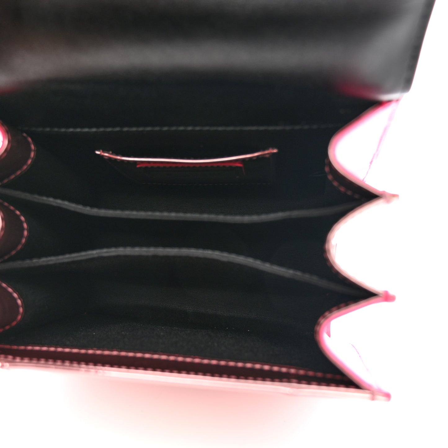 Metallic Calfskin Serpenti Forever Top Handle Pink