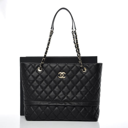 Chanel Caviar Quilted Rolled Up Tote Black 10 of 10