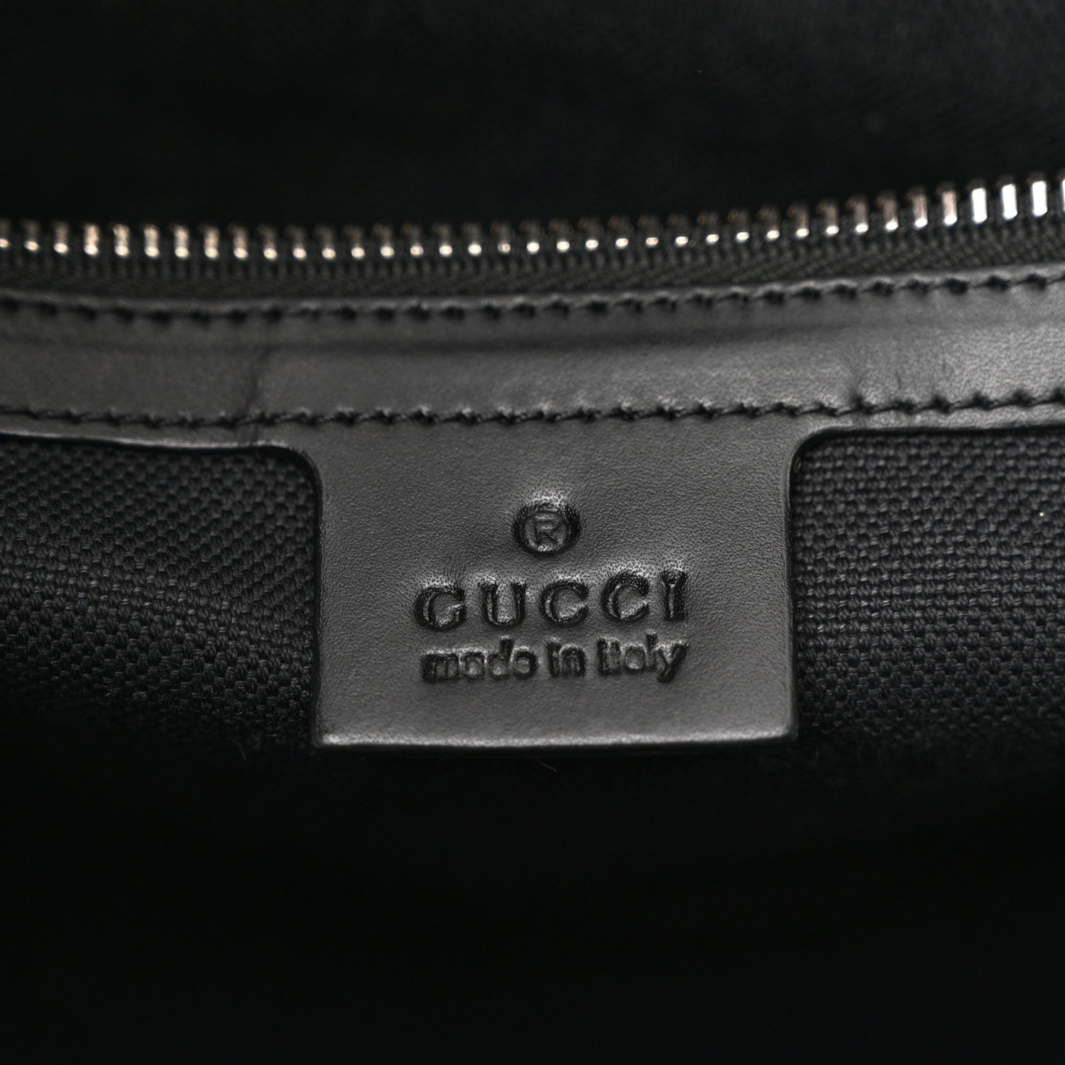 Gucci Soft GG Supreme Monogram Appia Calfskin Web East West Messenger Bag Black Grey 6 of 11