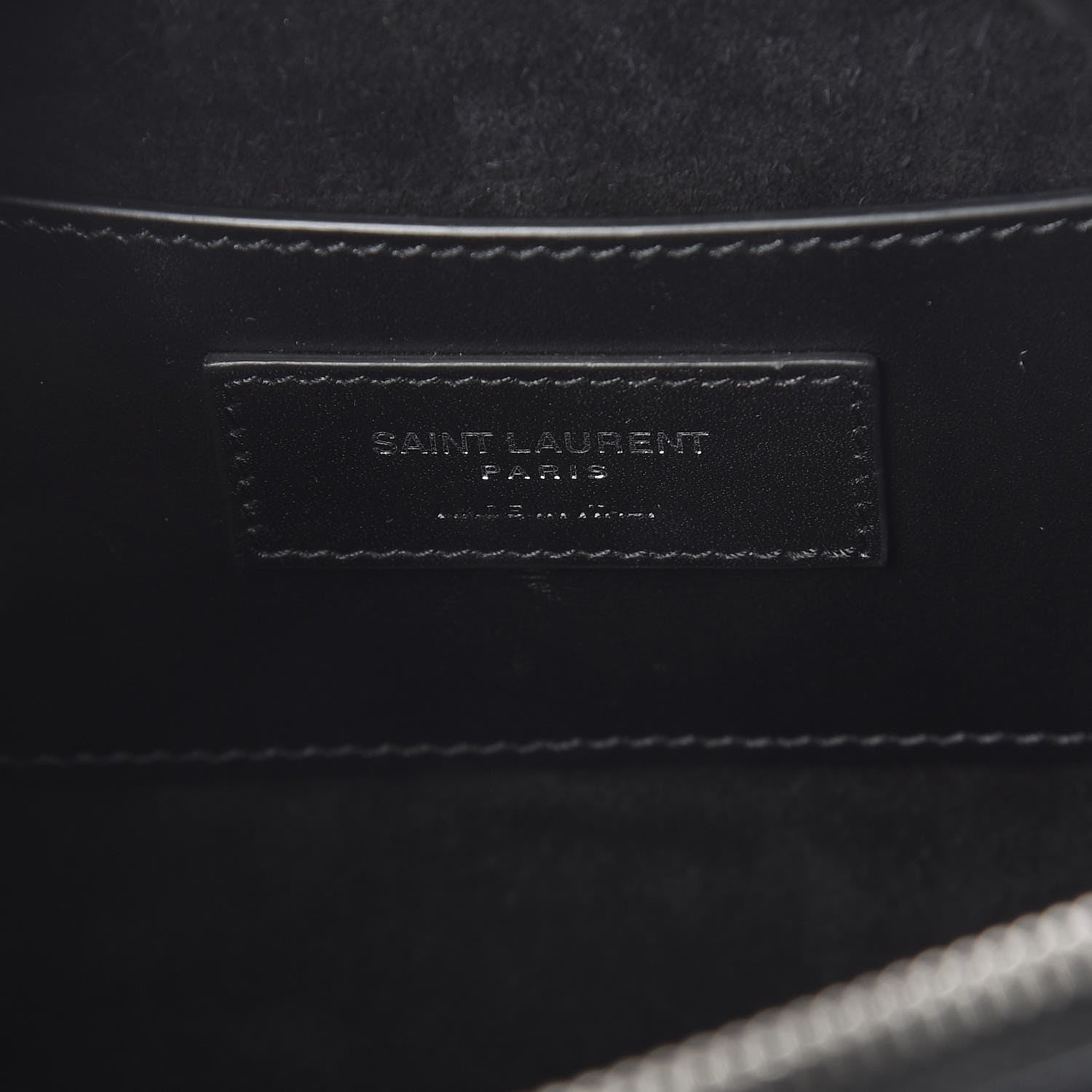 Saint Laurent Calfskin Love Patchwork Classic Baby Duffle Black 6 of 10