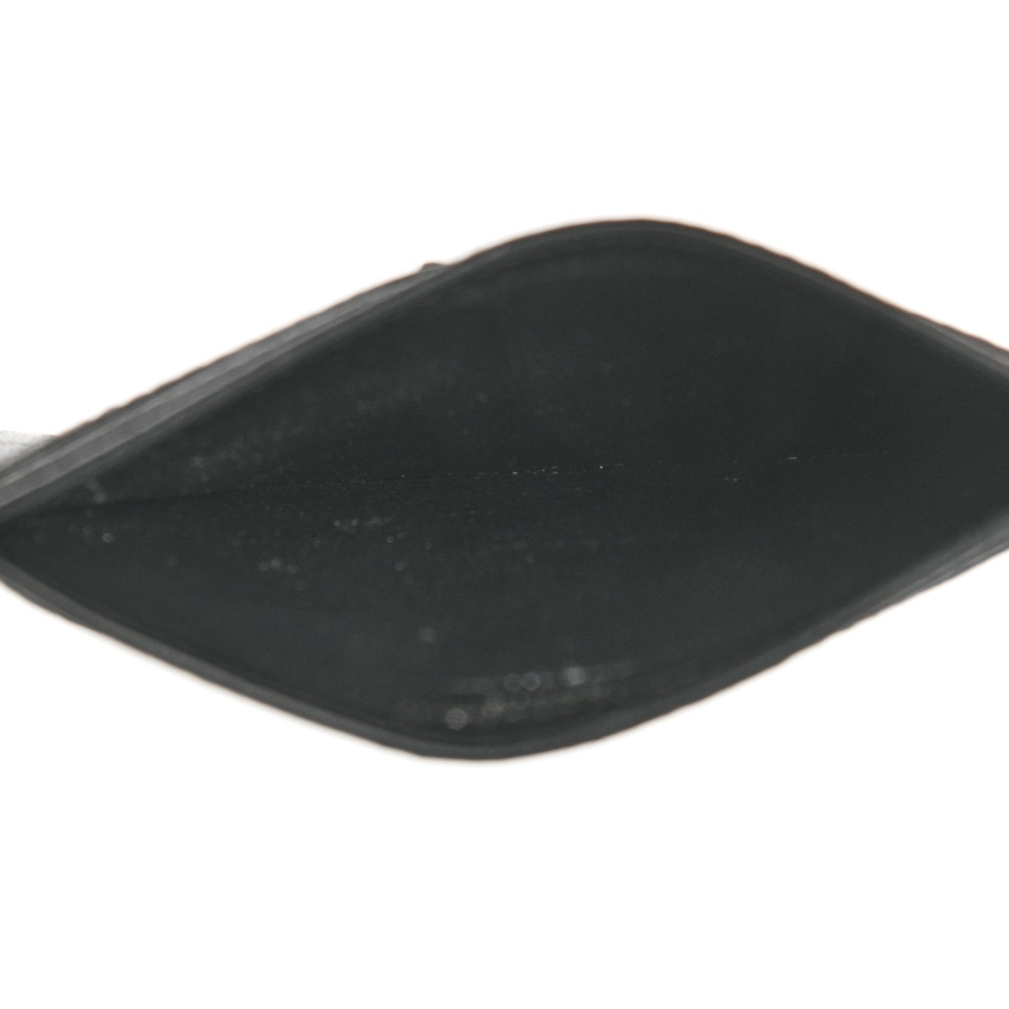 Calfskin Crocodile Embossed Monogram Credit Card Case Black