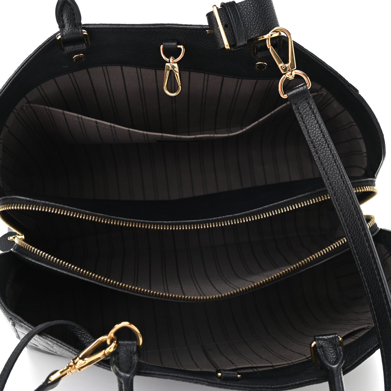 Louis Vuitton Empreinte Montaigne GM Black 5 of 8