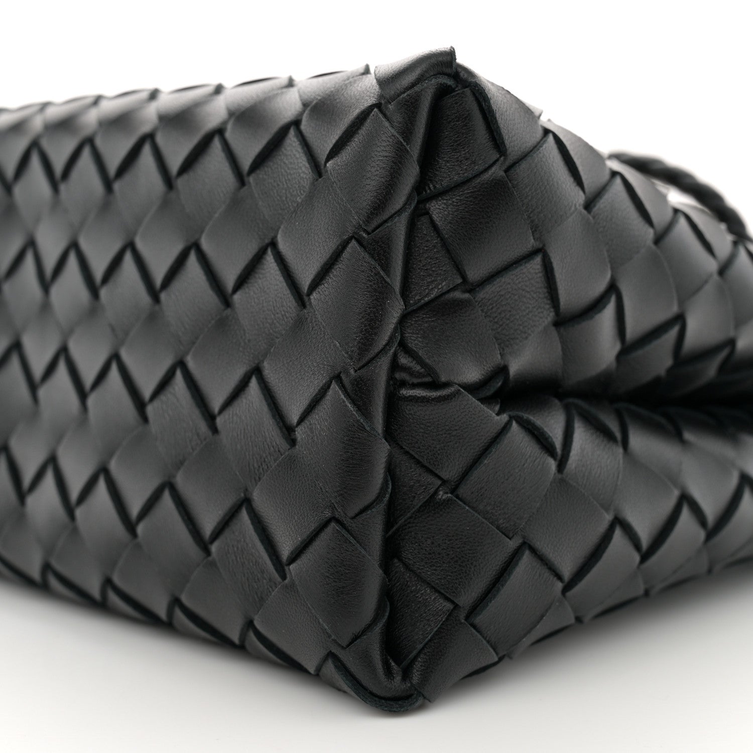 Bottega Veneta Nappa Intrecciato Small Andiamo Shoulder Bag Black 9 of 9