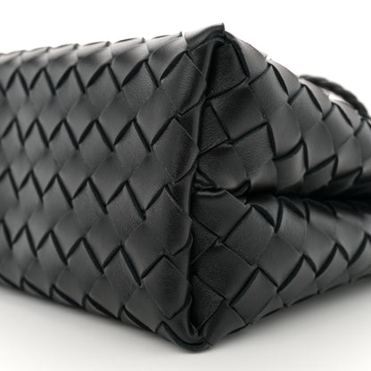 Bottega Veneta Nappa Intrecciato Small Andiamo Shoulder Bag Black 9 of 9