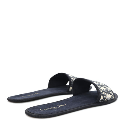 Christian Dior Oblique Slippers 10.5 Navy Blue 5 of 8