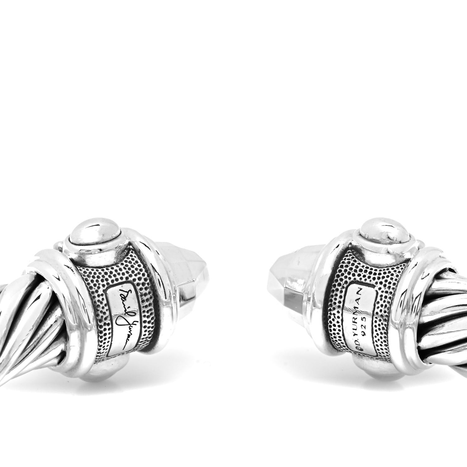 David Yurman Sterling Silver 10mm Renaissance Cable Bracelet 4 of 4