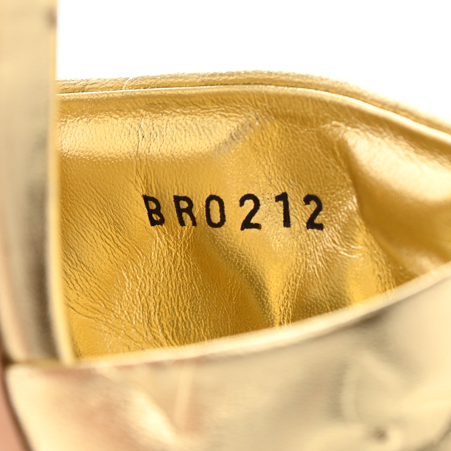 Louis Vuitton Metallic Lambskin Embossed Monogram Revival High Heel Mules 39.5 Gold 8 of 11