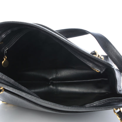 Chanel Caviar CC Shoulder Bag Black 5 of 9