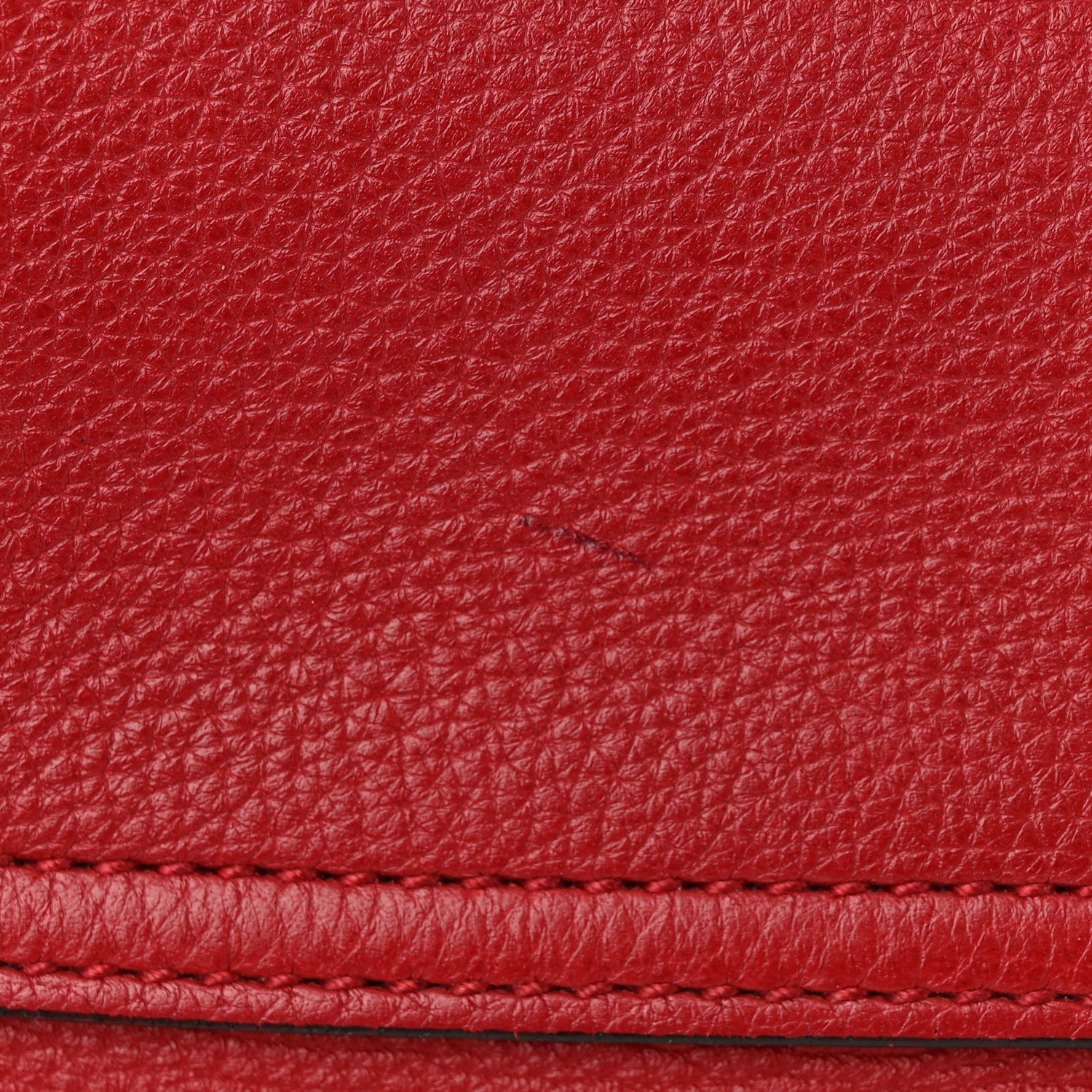 Gucci Cellarius Calfskin Feline GG Marmont Flap Shoulder Bag Vulcanic Red 11 of 13