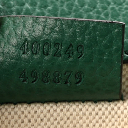 Gucci Pebbled Calfskin Small Dionysus Shoulder Bag Emerald 7 of 10