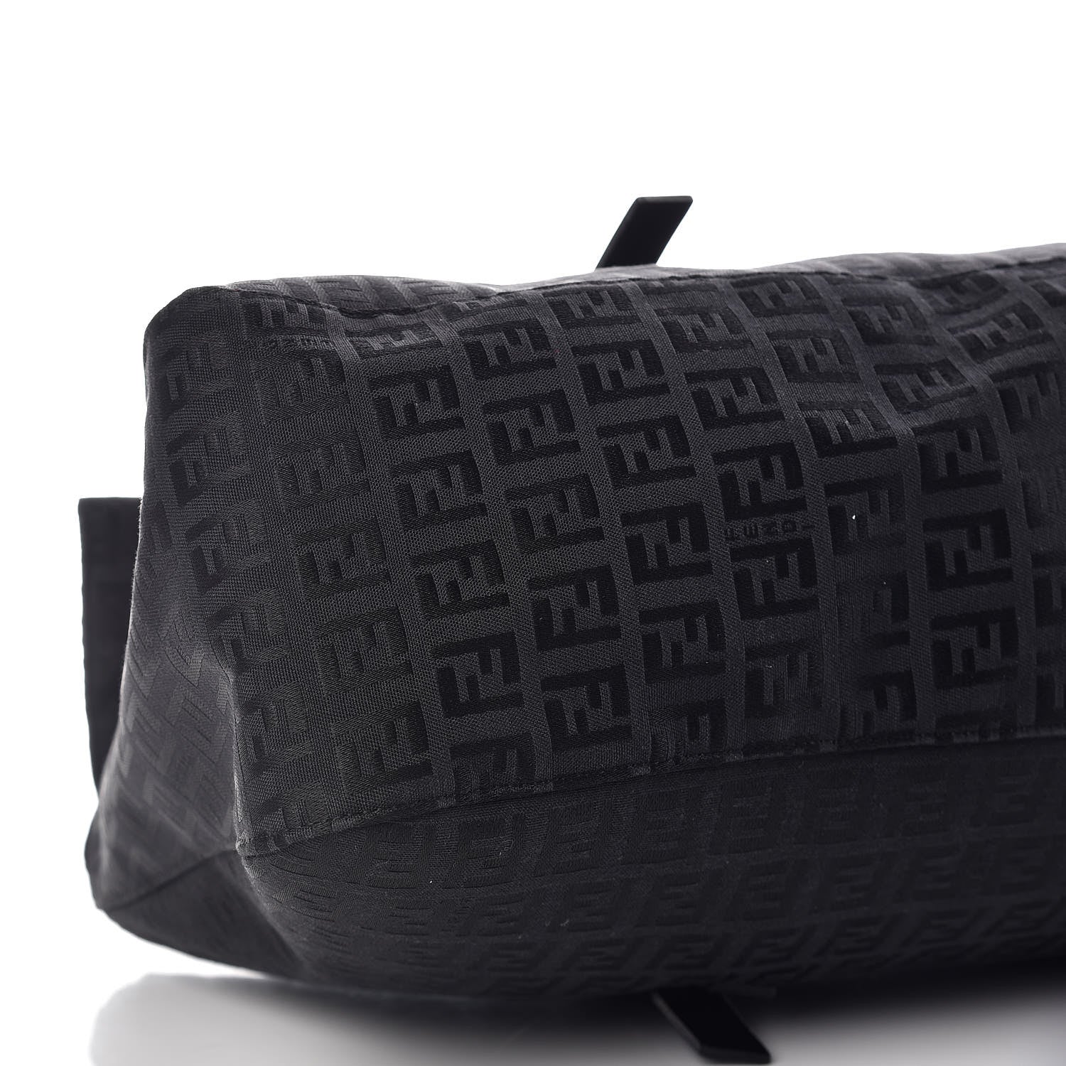 Fendi Zucchino Shoulder Bag Black 8 of 15