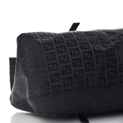 Fendi Zucchino Shoulder Bag Black 8 of 15