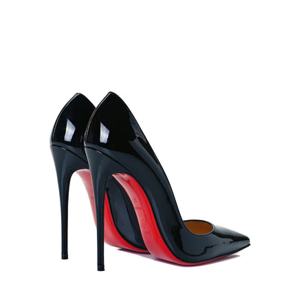Christian Louboutin Patent So Kate 120 Pumps 37 Black 4 of 11