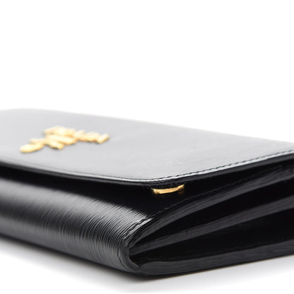 Prada Vitello Move Chain Wallet Black 8 of 8
