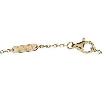 Van Cleef & Arpels 18K Yellow Gold Mother of Pearl Lucky Alhambra Butterfly Pendant Necklace 4 of 4