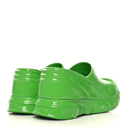 Givenchy Rubber Marshmallow Wedge Slides 39 Green 5 of 9