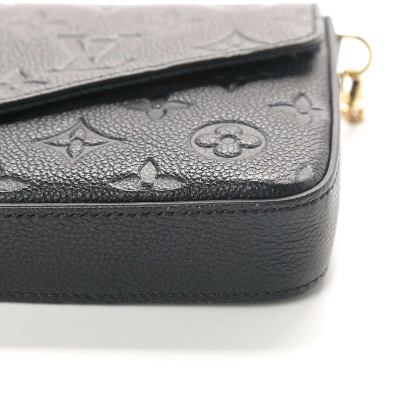 Empreinte Pochette Felicie Chain Wallet Black