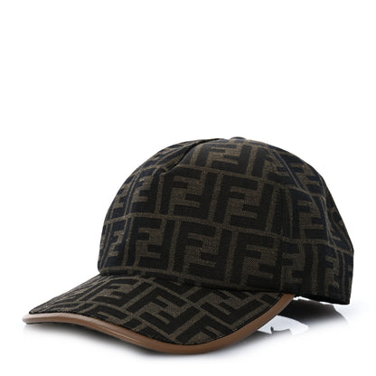 Fendi Canvas FF Reloaded Baseball Hat Tobacco Tobacco Dark Brown 1 of 8