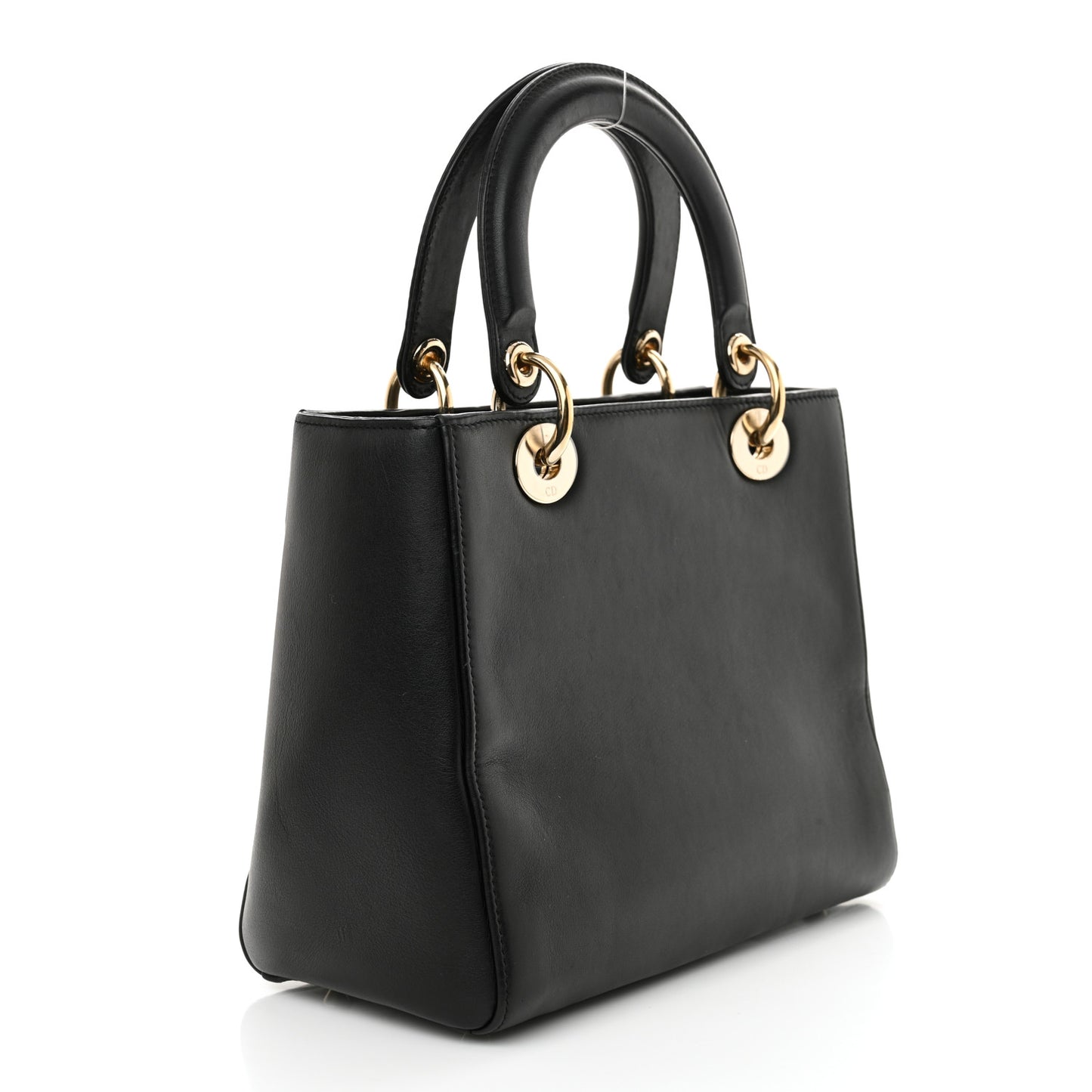 Calfskin Niki De Saint Phalle Heart Medium Supple Lady Dior Black