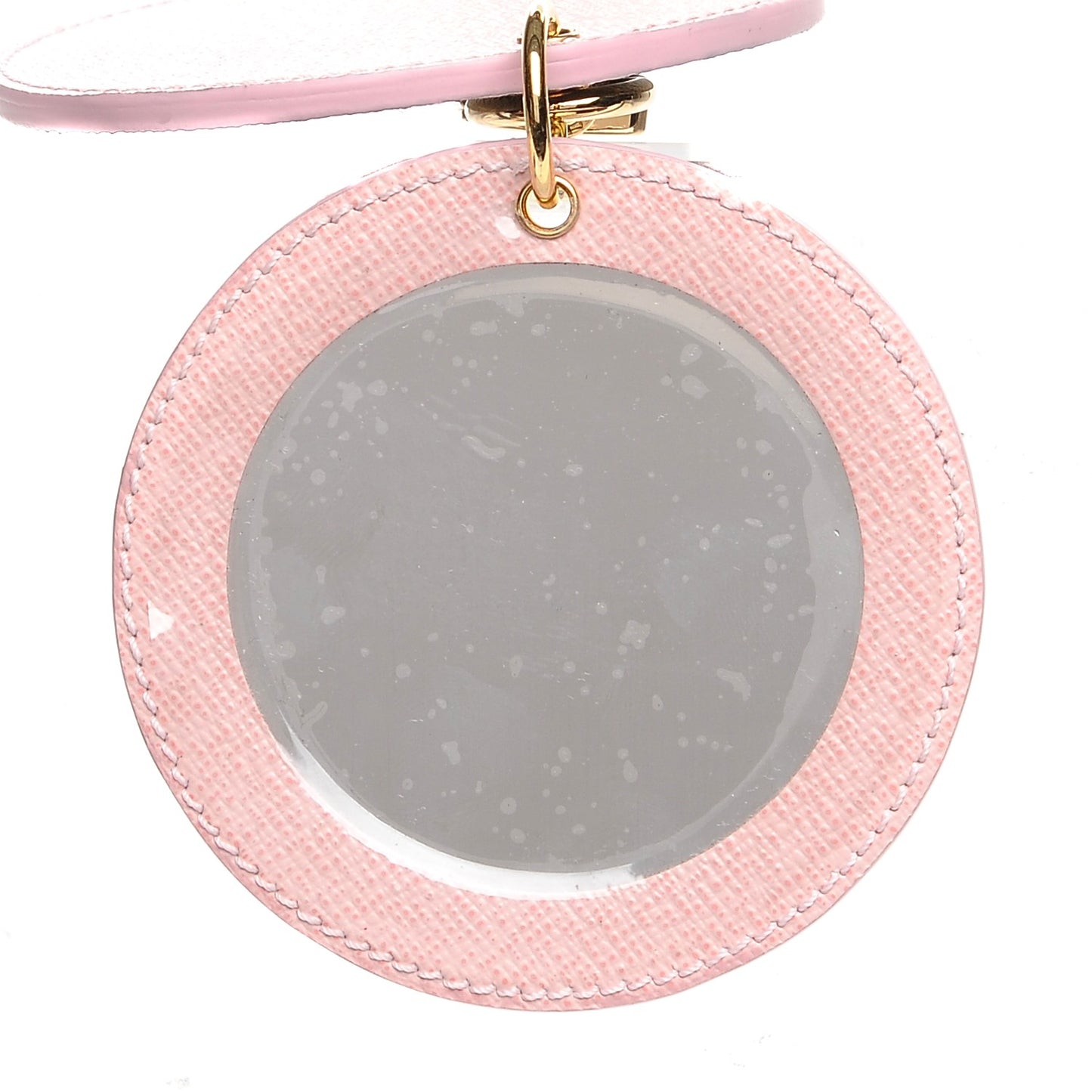 Monogram LV Mirror Key Holder Rose Ballerine