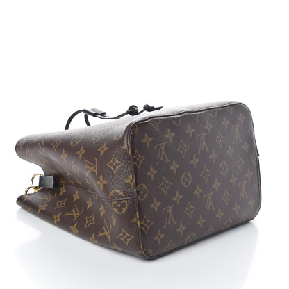Louis Vuitton Monogram Neonoe MM Black 4 of 9