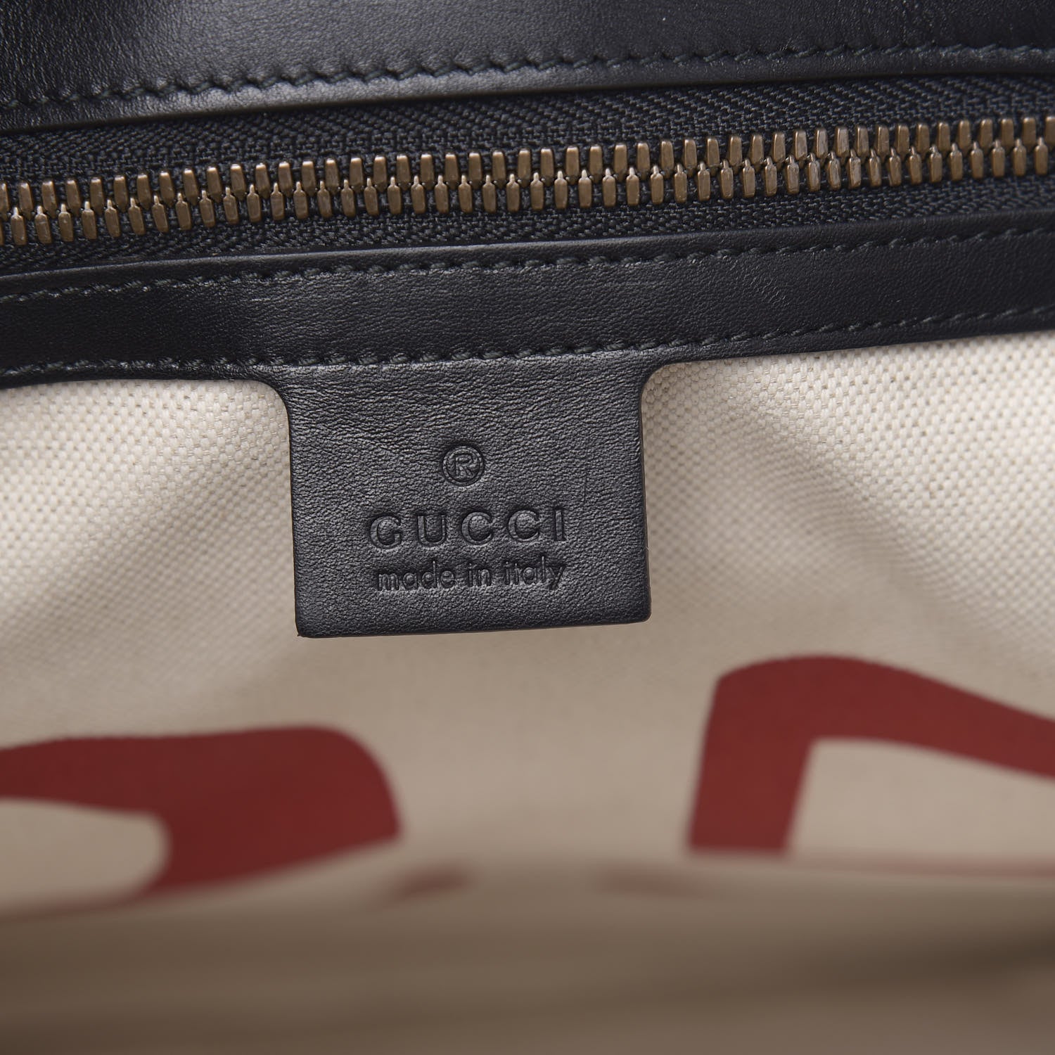 Gucci GG Supreme Monogram L'Aveugle Par Amour Print Vertical Tote Black 7 of 11