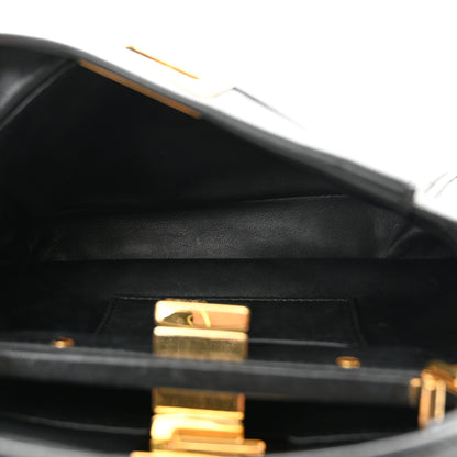 Fendi Nappa Mini Peekaboo Iconic Satchel Black 6 of 14