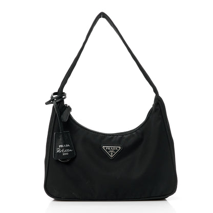 Prada Tessuto Nylon Mini Re-Edition 2000 Bag Black 1 of 13